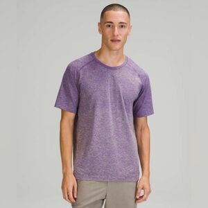Lululemon Metal Vent Tech Short Sleeve Shirt 2.0 - Petrol Purple / Dew Green